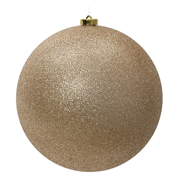 Decoris Kerstbal | Decoris | Ø 14 cm (Glitter, Parel) 23999 K151001675 - 1