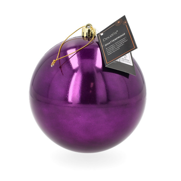 Decoris Kerstbal | Decoris | Ø 14 cm (Paars) 22730 K151000914 - 3
