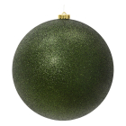 Decoris Kerstbal | Decoris | Ø 20 cm (Glitter, Groen) 23992 K151001669 - 1