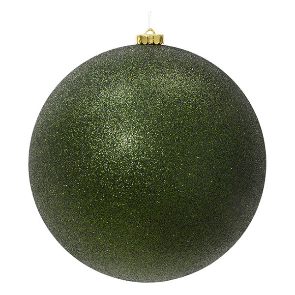 Decoris Kerstbal | Decoris | Ø 25 cm (Glitter, Groen) 23986 K151001664 - 1