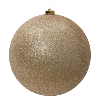 Decoris Kerstbal | Decoris | Ø 25 cm (Glitter, Parel) 23987 K151001665 - 1