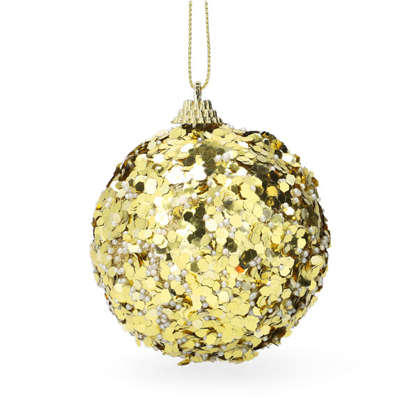 Decoris Kerstbal | Decoris | Ø 8 cm (Schuim, Goud) 29496 K151000930 - 1