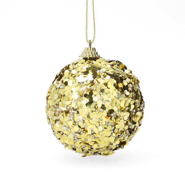 Decoris Kerstbal | Decoris | Ø 8 cm (Schuim, Goud) 29496 K151000930 - 2