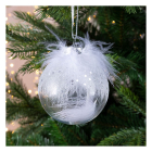 Decoris Kerstbal | Decoris | Ø 8 cm (Veren, Zilver) 26971 K151001684 - 4