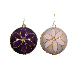 Decoris Kerstbal | Decoris (Paars/Roze) 24877 K151000927