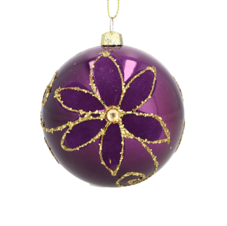 Decoris Kerstbal | Decoris (Paars/Roze) 24877 K151000927 - 3