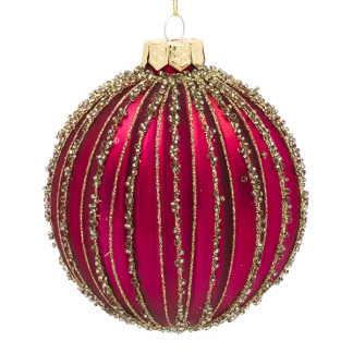 Decoris Kerstballen | Ø 10 cm | 12 stuks (Blauw/Goud/Rood) 62618 K151000616 - 