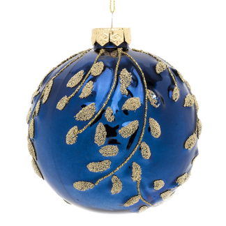 Decoris Kerstballen | Ø 10 cm | 12 stuks (Blauw/Goud/Rood) 62618 K151000616 - 
