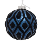 Decoris Kerstballen | Ø 10 cm | 12 stuks (Blauw) 62496 K151000615 - 3