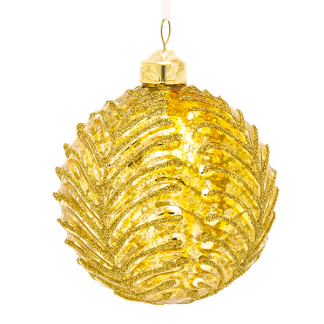 Decoris Kerstballen | Ø 10 cm | 12 stuks (Goud/Rood/Donkerrood) 68523 K151000610 - 