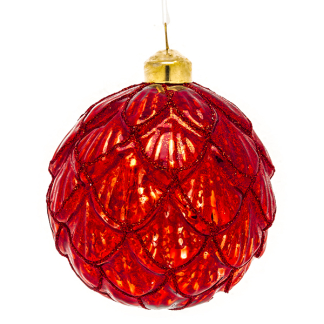 Decoris Kerstballen | Ø 10 cm | 12 stuks (Goud/Rood/Donkerrood) 68523 K151000610 - 