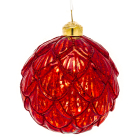 Decoris Kerstballen | Ø 10 cm | 12 stuks (Goud/Rood/Donkerrood) 68523 K151000610 - 4