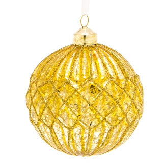 Decoris Kerstballen | Ø 10 cm | 12 stuks (Goud/Rood/Donkerrood) 68523 K151000610 - 