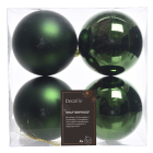 Decoris Kerstballen | Ø 10 cm | 4 stuks (Groen) 22187 K151000490 - 2