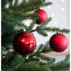 Decoris Kerstballen | Ø 10 cm | 4 stuks (Rood) 022167 K151000414 - 4