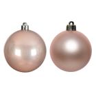 Decoris Kerstballen | Ø 10 cm | 4 stuks (Roze) 022215 K151000436 - 2