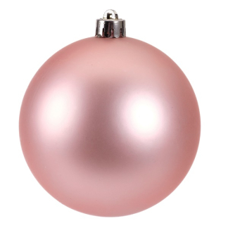 Decoris Kerstballen | Ø 10 cm | 4 stuks (Roze) 022215 K151000436 - 