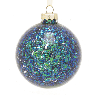 Decoris Kerstballen | Ø 8 cm | 3 stuks (Blauw) 62100 K151000617 - 2