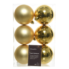 Decoris Kerstballen | Ø 8 cm | 6 stuks (Goud) 022050 K151000402 - 3