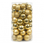 Decoris Kerstballen | 100 stuks (Goud) 20742 K151000019 Decoris Kerstballen | 100 stuks (Goud) 20742 K151000019