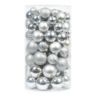 Decoris Kerstballen | 100 stuks (Zilver) 20743 K151000020 Decoris Kerstballen | 100 stuks (Zilver) 20743 K151000020