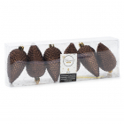 Decoris Kerstballen | 6 stuks (Dennenappels, Bruin) 028589 K151000462 Decoris Kerstballen | 6 stuks (Dennenappels, Bruin) 028589 K151000462