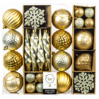 Decoris Kerstballen - 50 stuks (Goud) 29587 K151000023 Decoris Kerstballen - 50 stuks (Goud) 29587 K151000023