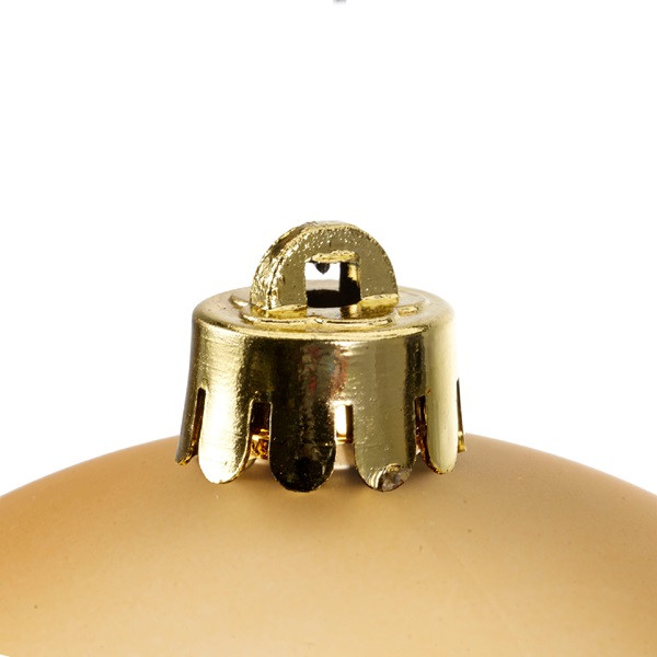 Decoris Kerstballen set | Decoris | Ø 10 cm | 4 stuks (Goud) 022165 K151000403 - 6