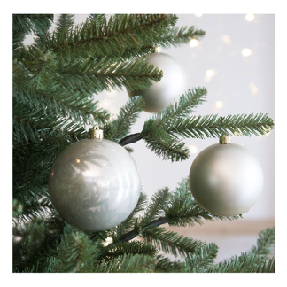 Decoris Kerstballen set | Decoris | Ø 10 cm | 4 stuks (Parel) 22177 K151001631 - 3