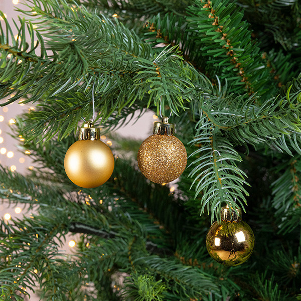 Decoris Kerstballen set | Decoris | Ø 3 cm | 14 stuks (Goud) 20456 K151000911 - 4