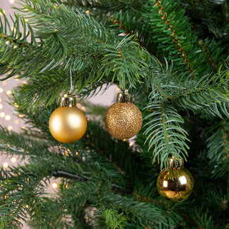 Decoris Kerstballen set | Decoris | Ø 3 cm | 14 stuks (Goud) 20456 K151000911 - 4