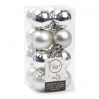 Decoris Kerstballen set | Decoris | Ø 4 cm | 16 stuks (Zilver) 021776 K151000422 - 1