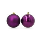 Decoris Kerstballen set | Decoris | Ø 6 cm | 12 stuks (Paars) 22806 K151000916 - 3