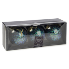 Decoris Kerstballen set | Decoris | Ø 8 cm | 3 stuks (Blauw) 62100 K151000617 - 1