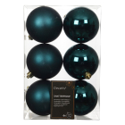 Decoris Kerstballen set | Decoris | Ø 8 cm | 6 stuks (Emerald) 23204 K151001641 - 1