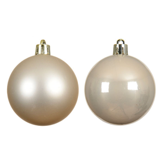 Decoris Kerstballen set | Decoris | Ø 8 cm | 6 stuks (Parel) 22065 K151001630 - 2
