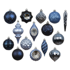 Decoris Kerstballen set | Decoris | 32 stuks (Blauw) 27139 K151001690 - 2