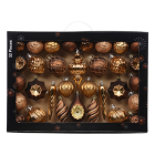 Decoris Kerstballen set | Decoris | 32 stuks (Bruin) 27140 K151001691 - 1