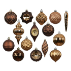 Decoris Kerstballen set | Decoris | 32 stuks (Bruin) 27140 K151001691 - 2