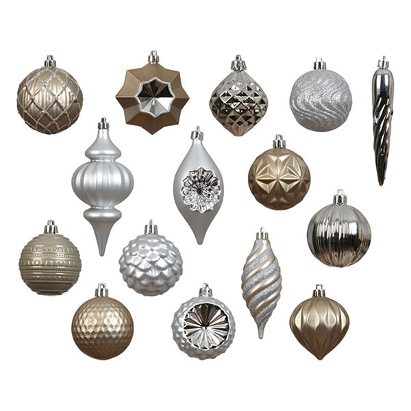 Decoris Kerstballen set | Decoris | 32 stuks (Zilver) 27135 K151001687 - 2