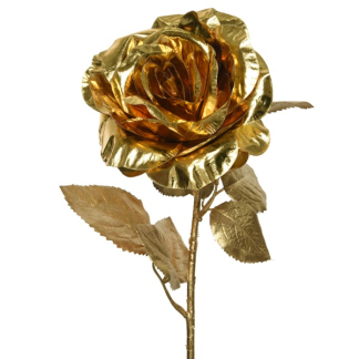 Decoris Kerstbloem | Decoris | Roos (Goud) 221747 K151000601 - 2