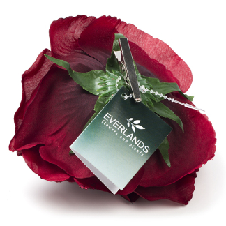 Decoris Kerstbloem | Decoris | Roos (Rood, Glitters) 629349 K151000744 - 3