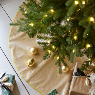 Decoris Kerstboomkleed | Decoris | Ø 120 cm (Goud) 611181 K150303186 - 2