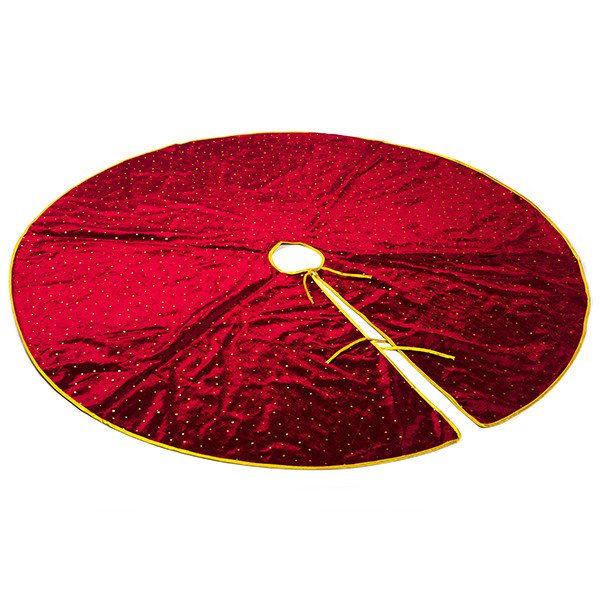 Decoris Kerstboomkleed | Decoris | Ø 120 cm (Rood) 611180 K150303185 - 1