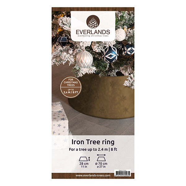Decoris Kerstboomrok | Decoris | Ø 70 cm (IJzer, Goud) 521837 K151001065 - 4