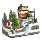 Decoris Kerstdorp - Kerstboomverkoop - Lumineo (10 LEDs, Bewegend, Muziek, Batterij, Binnen) 481369-1 K151000048 Decoris Kerstdorp - Kerstboomverkoop - Lumineo (10 LEDs, Bewegend, Muziek, Batterij, Binnen) 481369-1 K151000048