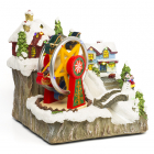 Decoris Kerstdorp - Winterdorp met reuzenrad - Lumineo (16 LEDs, Bewegend, Batterij, Binnen) 481072-2 K151000044 Decoris Kerstdorp - Winterdorp met reuzenrad - Lumineo (16 LEDs, Bewegend, Batterij, Binnen) 481072-2 K151000044
