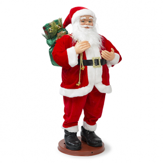 Decoris Kerstfiguur | Decoris | 1 meter (Kerstman, Bewegingssensor, Beweging, Muziek) 547640 K150302978