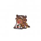 Decoris Kersthuisje - Kabouter boomhut - Lumineo (12 LEDs, Batterij, Binnen) 485595-1 K151000054 Decoris Kersthuisje - Kabouter boomhut - Lumineo (12 LEDs, Batterij, Binnen) 485595-1 K151000054