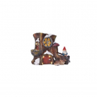 Decoris Kersthuisje - Kabouter boomhut - Lumineo (12 LEDs, Batterij, Binnen) 485595-2 K151000055 Decoris Kersthuisje - Kabouter boomhut - Lumineo (12 LEDs, Batterij, Binnen) 485595-2 K151000055